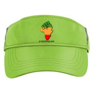 Traditional African Colors Protest Fist Juneteenth Adult Drive Performance Visor