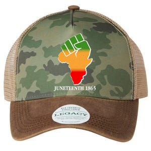 Traditional African Colors Protest Fist Juneteenth Legacy Tie Dye Trucker Hat