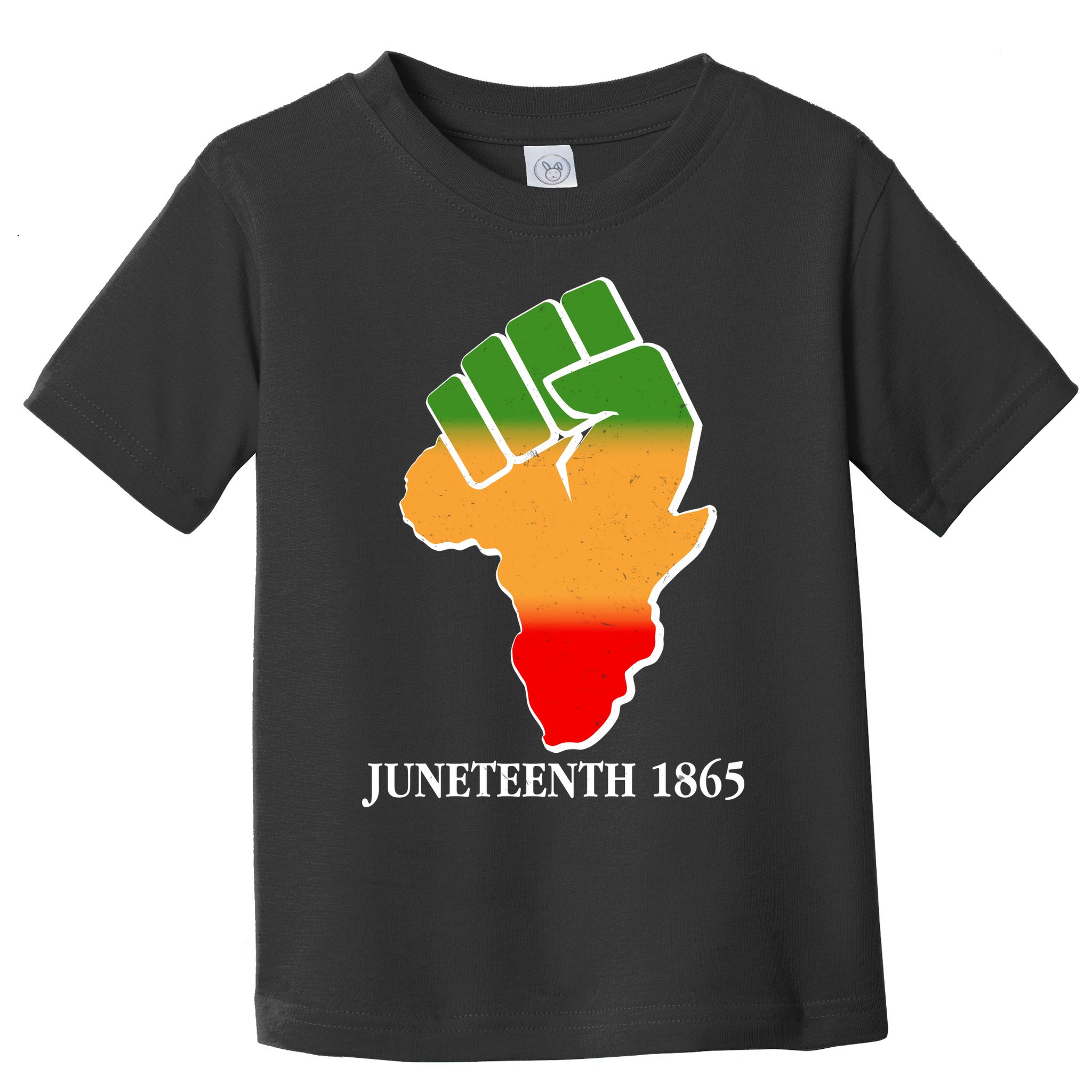 Traditional African Colors Protest Fist Juneteenth Toddler T-Shirt