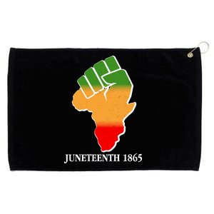 Traditional African Colors Protest Fist Juneteenth Grommeted Golf Towel