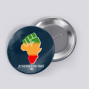 Traditional African Colors Protest Fist Juneteenth Button