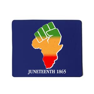 Traditional African Colors Protest Fist Juneteenth Mousepad