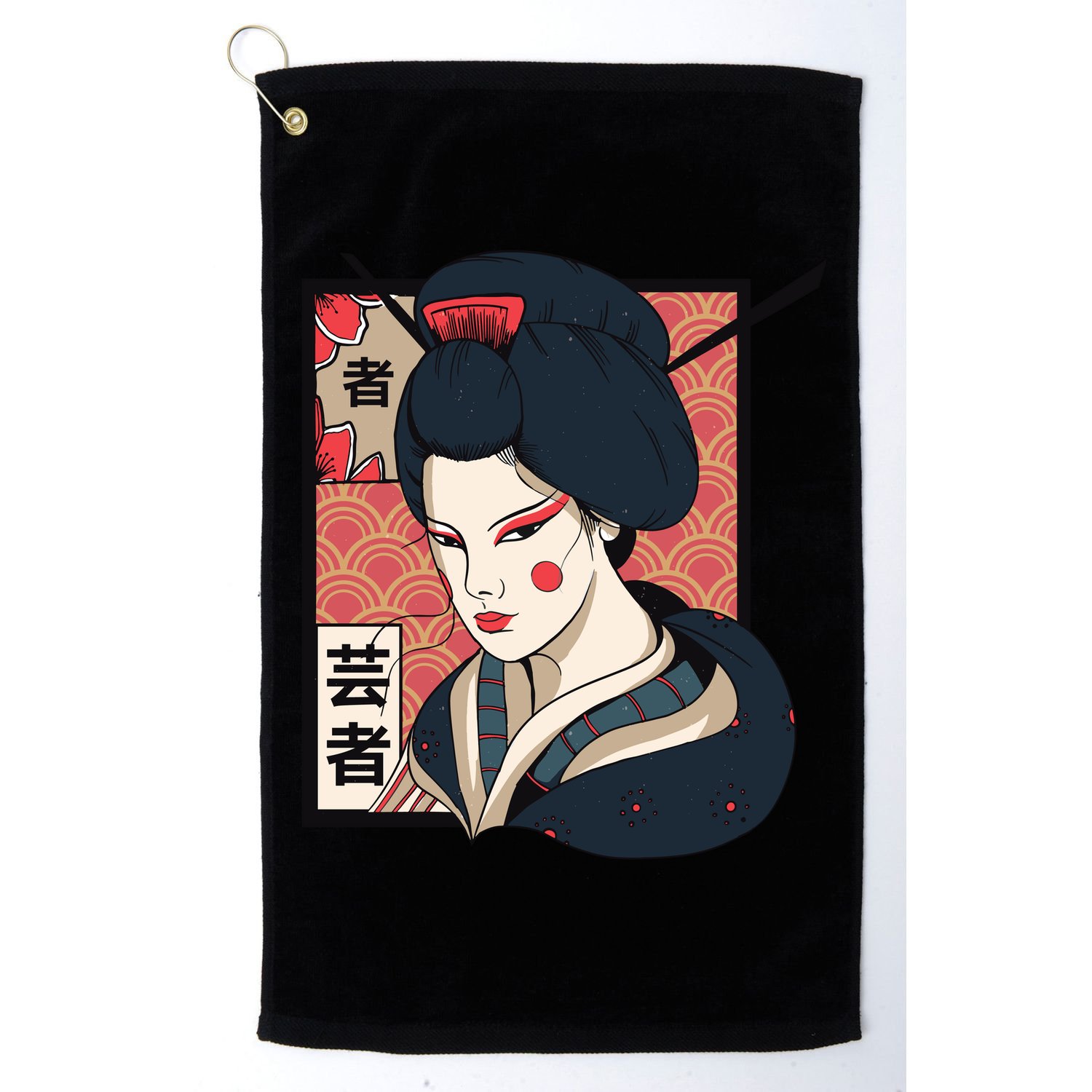 Traditional Geisha Golf Towel