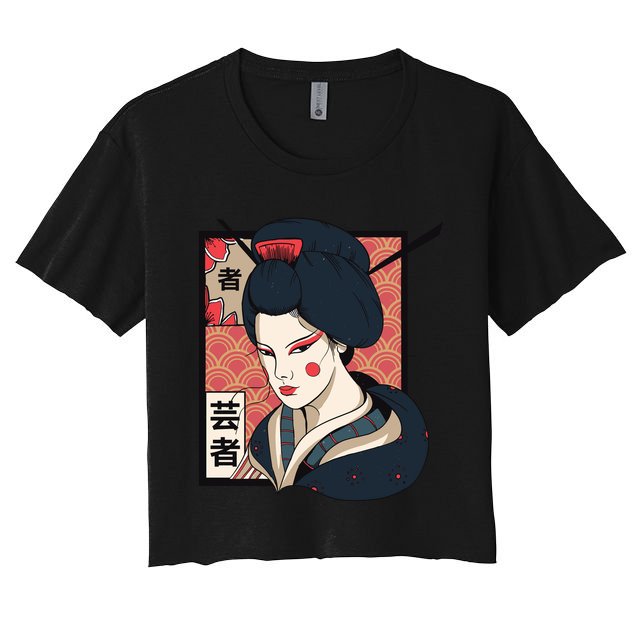 Traditional Geisha Crop Top