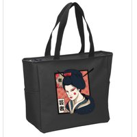 Traditional Geisha Zip Tote Bag