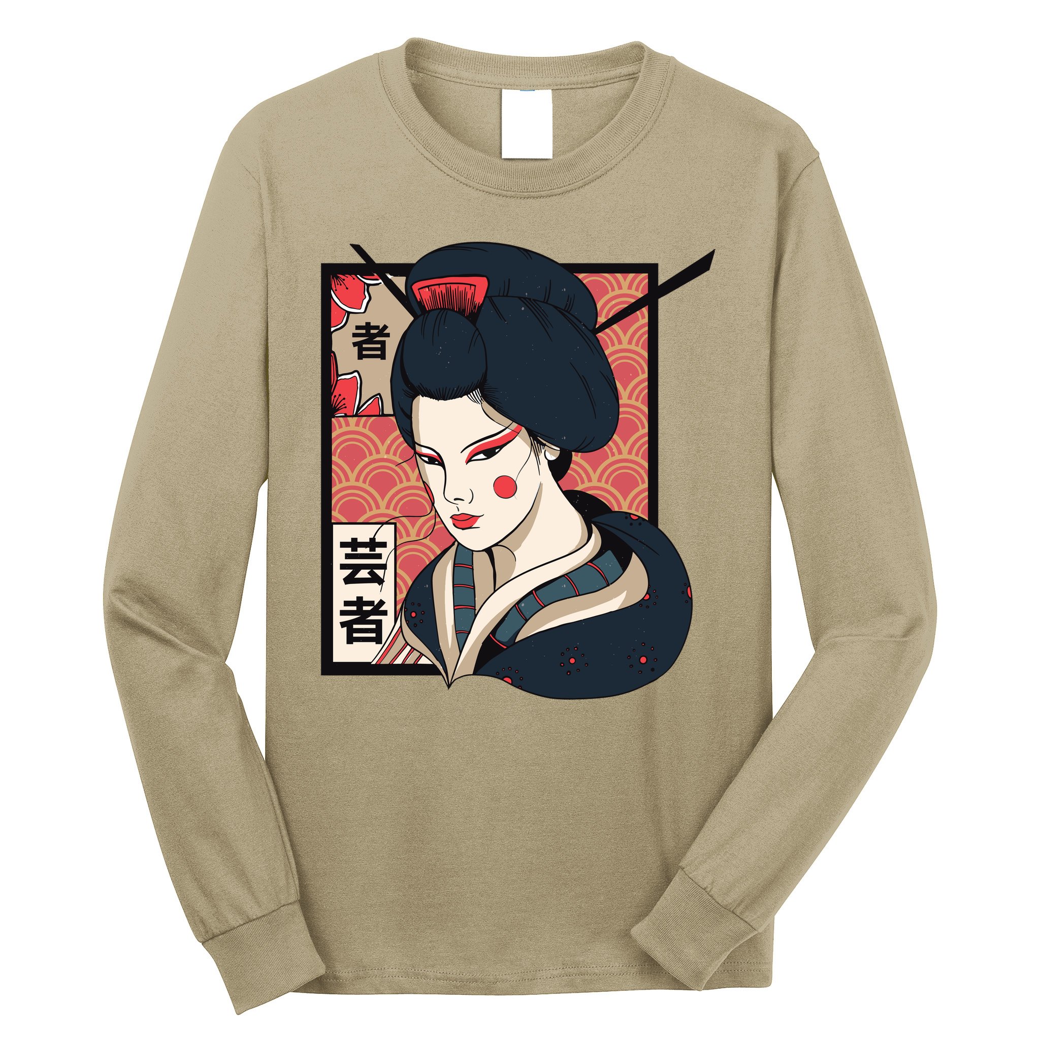 Traditional Geisha Long Sleeve Shirt