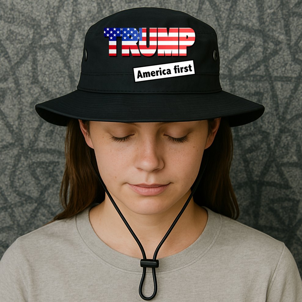 America First Donald Trump Bucket Hat