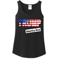 America First Donald Trump Ladies Essential Tank