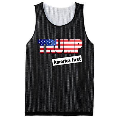 America First Donald Trump Mesh Reversible Basketball Jersey Tank