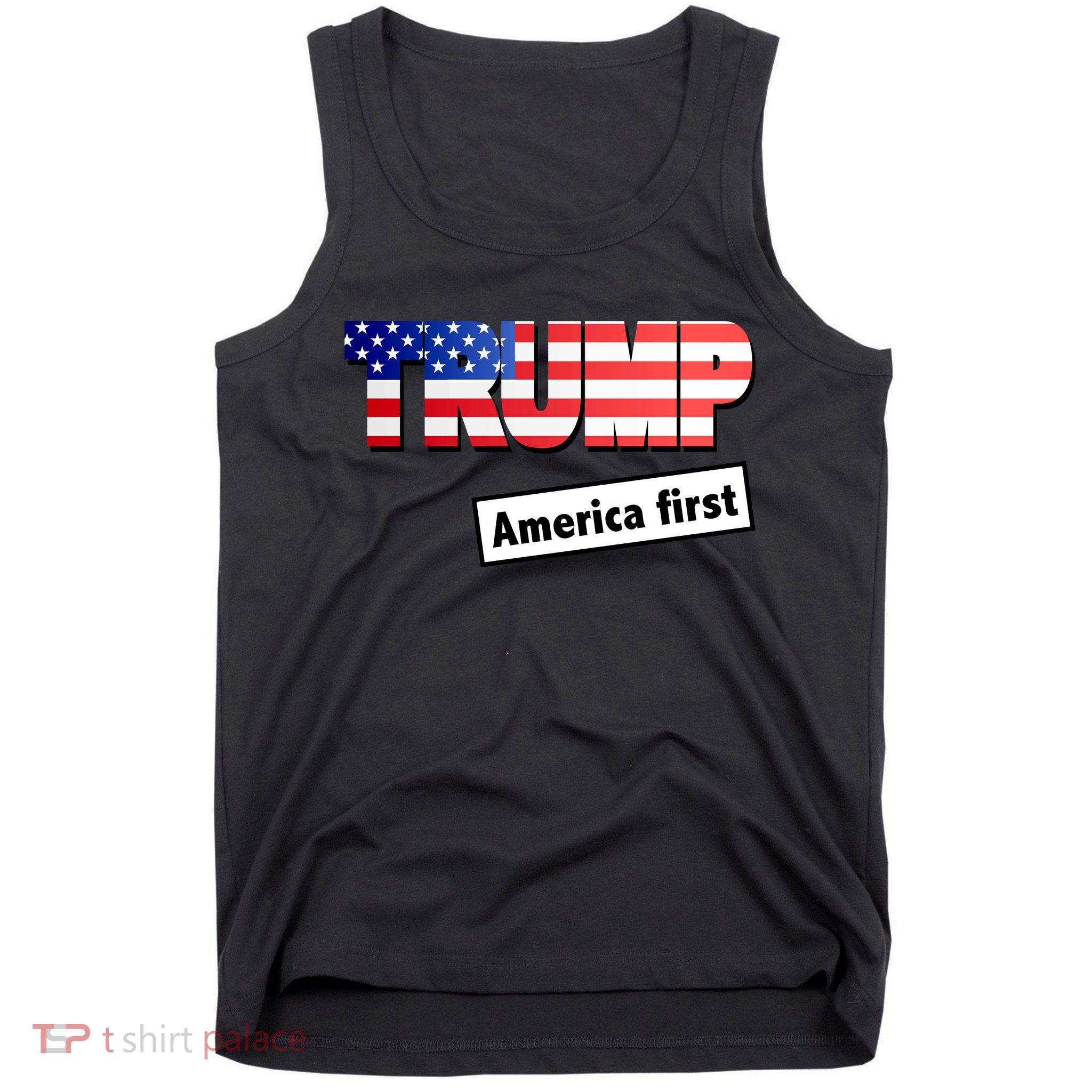 America First Donald Trump Tank Top