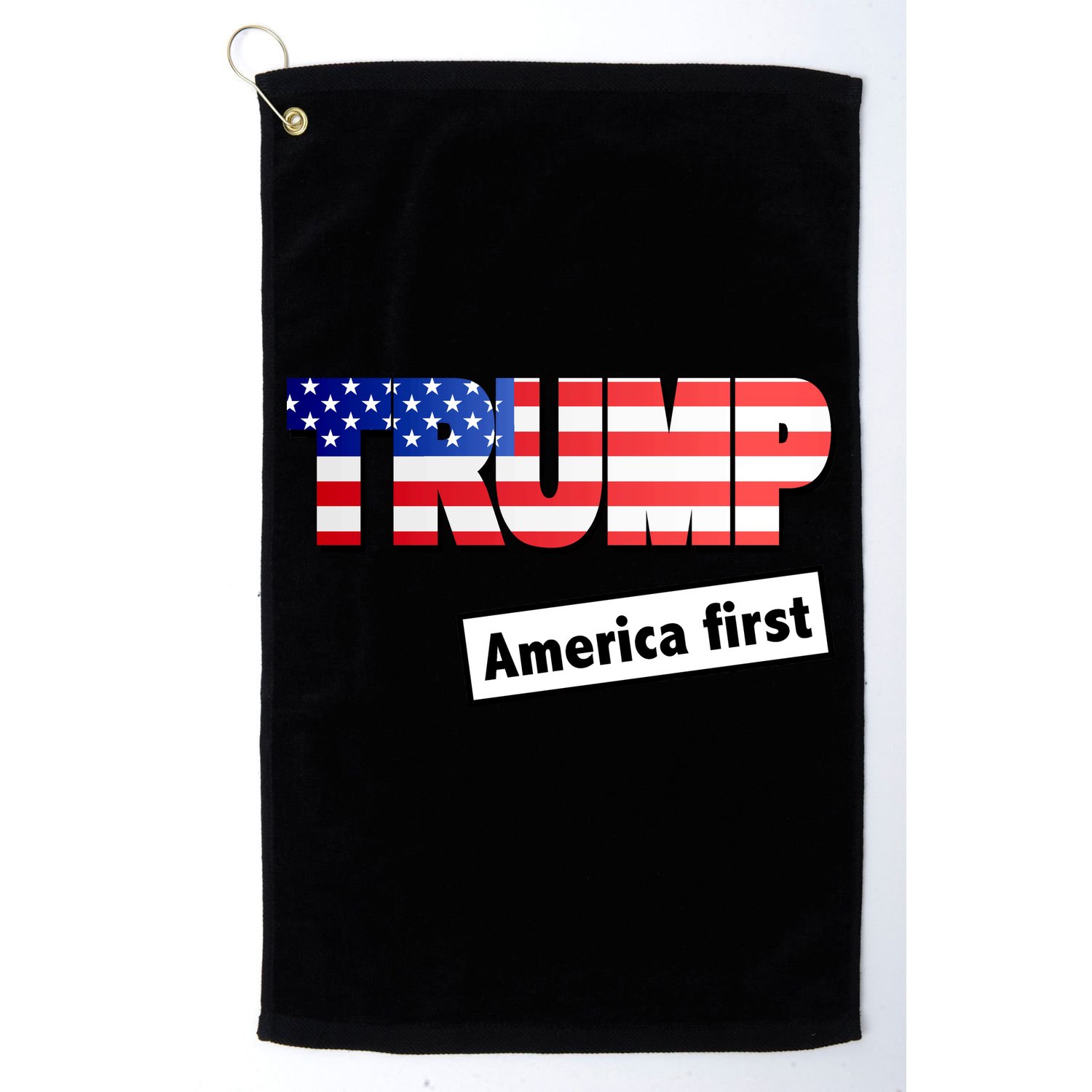 America First Donald Trump Golf Towel