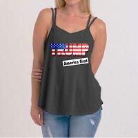 America First Donald Trump Women's Strappy Tank