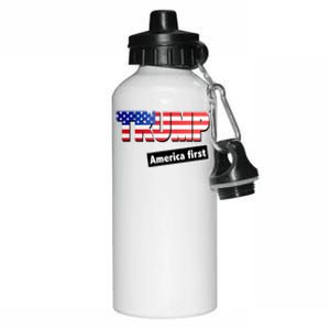 America First Donald Trump Aluminum Water Bottle