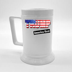 America First Donald Trump Beer Stein