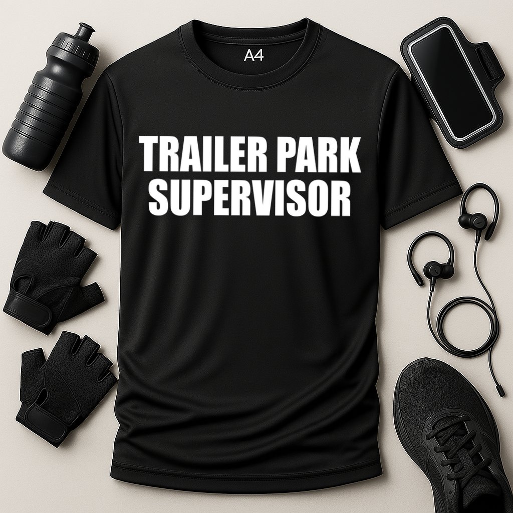 Trailer Park Supervisor Cooling Performance Crew T-Shirt