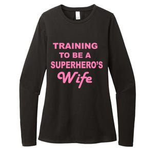 Training To Be A Superhero's Wife Womens CVC Long Sleeve Shirt