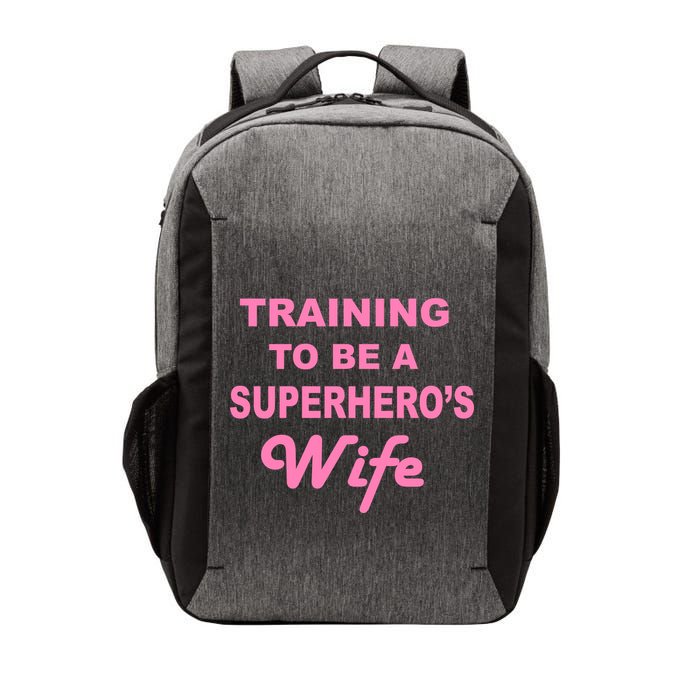 Training To Be A Superhero's Wife Vector Backpack