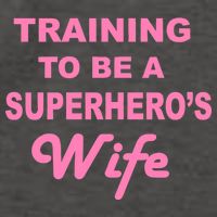 Training To Be A Superhero's Wife Vector Backpack