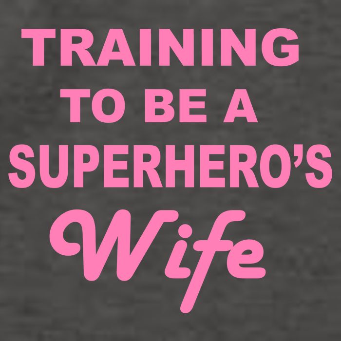 Training To Be A Superhero's Wife Vector Backpack