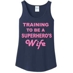 Training To Be A Superhero's Wife Ladies Essential Tank