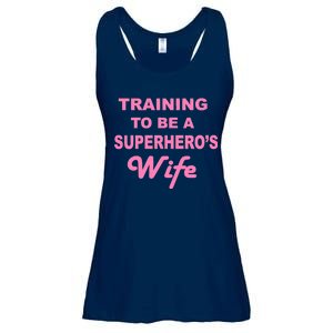 Training To Be A Superhero's Wife Ladies Essential Flowy Tank