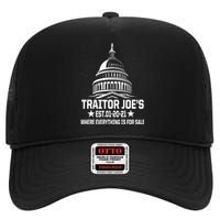 Traitor Joe's Est.01-20-21 Everything Is For Sale High Crown Mesh Back Trucker Hat