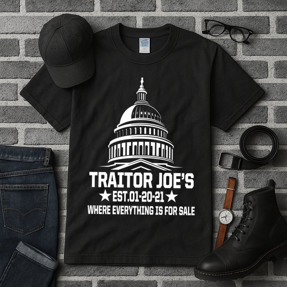Traitor Joe's Est.01-20-21 Everything Is For Sale Tall T-Shirt