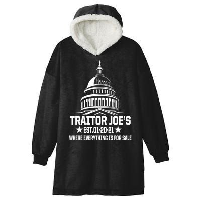 Traitor Joe's Est.01-20-21 Everything Is For Sale Hooded Wearable Blanket