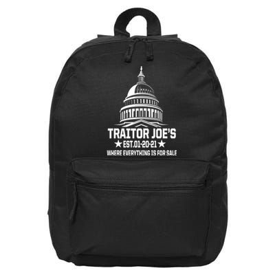 Traitor Joe's Est.01-20-21 Everything Is For Sale 16 in Basic Backpack