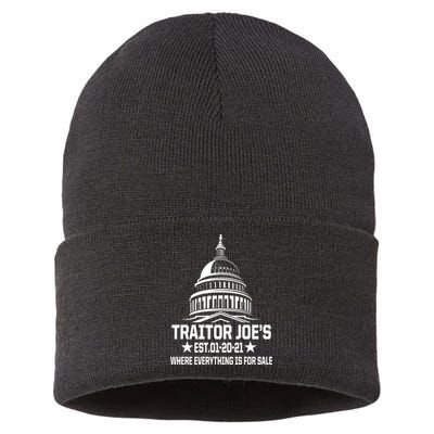 Traitor Joe's Est.01-20-21 Everything Is For Sale Sustainable Knit Beanie