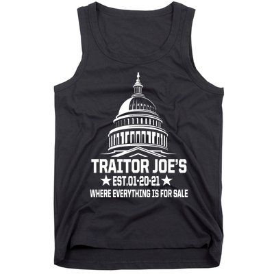Traitor Joe's Est.01-20-21 Everything Is For Sale Tank Top
