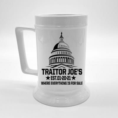 Traitor Joe's Est.01-20-21 Everything Is For Sale Beer Stein