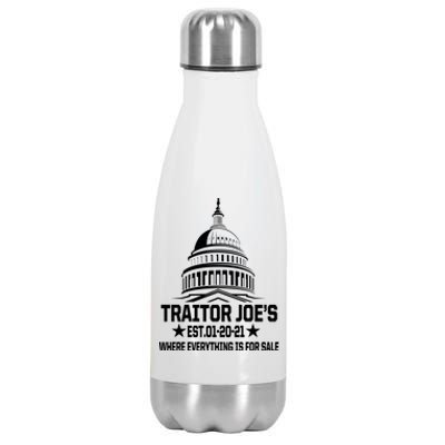 Traitor Joe's Est.01-20-21 Everything Is For Sale Stainless Steel Insulated Water Bottle