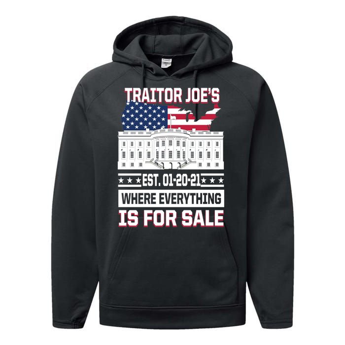 Traitor Joe's Where Everything Is For Sale Performance Fleece Hoodie