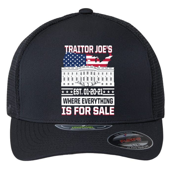 Traitor Joe's Where Everything Is For Sale Flexfit Unipanel Trucker Cap