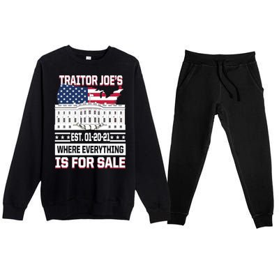 Traitor Joe's Where Everything Is For Sale Premium Crewneck Sweatsuit Set