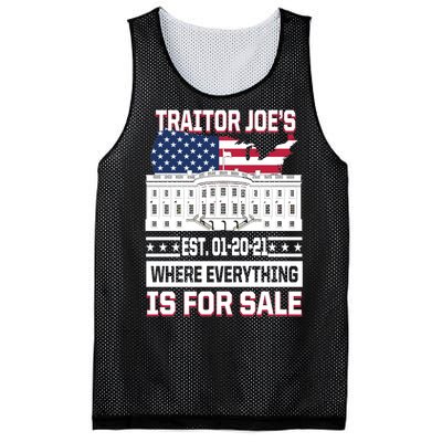 Traitor Joe's Where Everything Is For Sale Mesh Reversible Basketball Jersey Tank