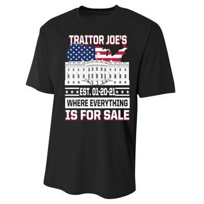 Traitor Joe's Where Everything Is For Sale Performance Sprint T-Shirt