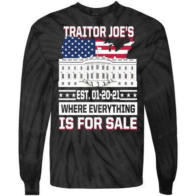 Traitor Joe's Where Everything Is For Sale Tie-Dye Long Sleeve Shirt