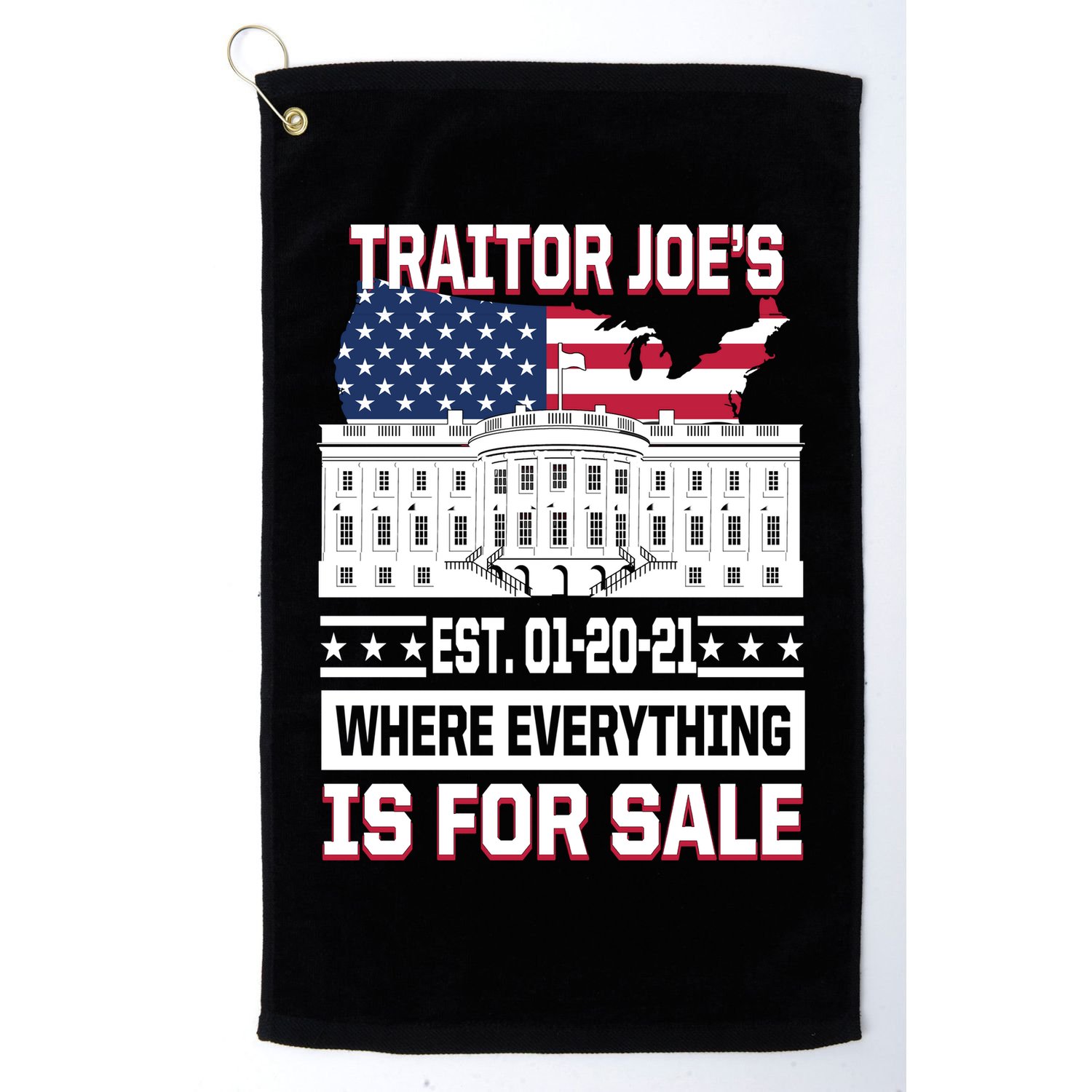 Traitor Joe's Where Everything Is For Sale Golf Towel
