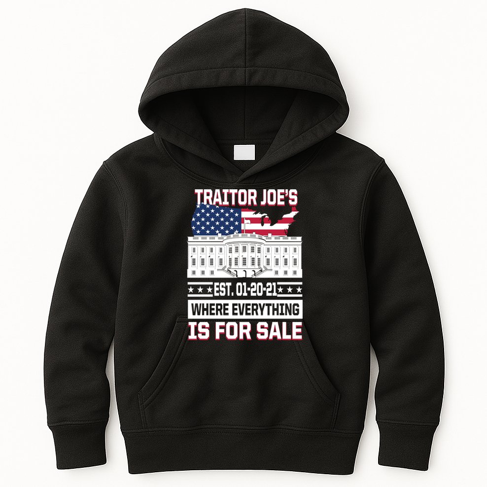 Traitor Joe's Where Everything Is For Sale Kids Hoodie