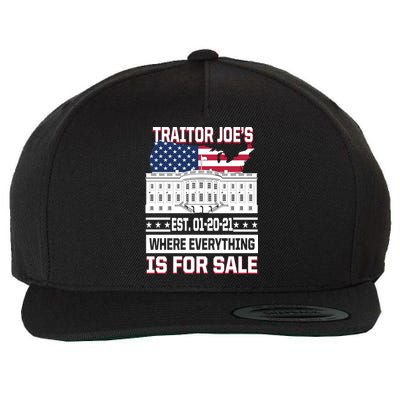 Traitor Joe's Where Everything Is For Sale Wool Snapback Cap