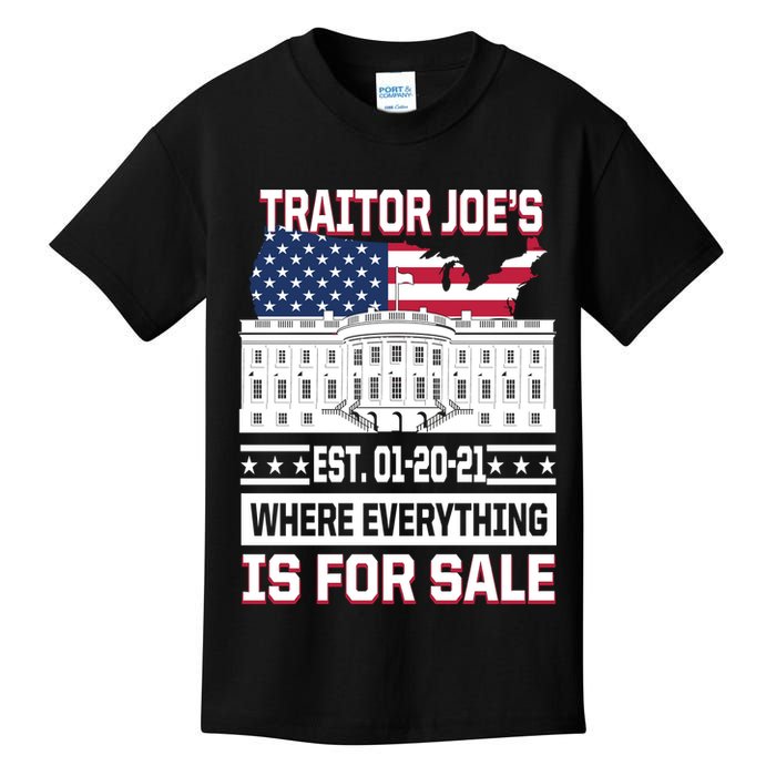 Traitor Joe's Where Everything Is For Sale Kids T-Shirt