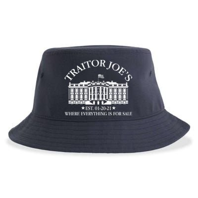 Traitor Joe's Where Everything Is For Sale Est 01-20-21 Sustainable Bucket Hat