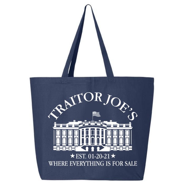 Traitor Joe's Where Everything Is For Sale Est 01-20-21 25L Jumbo Tote