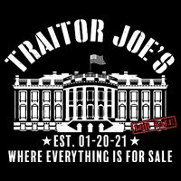 Traitor Joe's Where Everything Is For Sale Pro Republican Cropped Pullover Crew