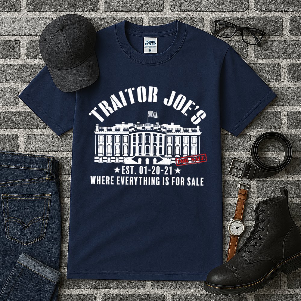 Traitor Joe's Where Everything Is For Sale Pro Republican Tall T-Shirt