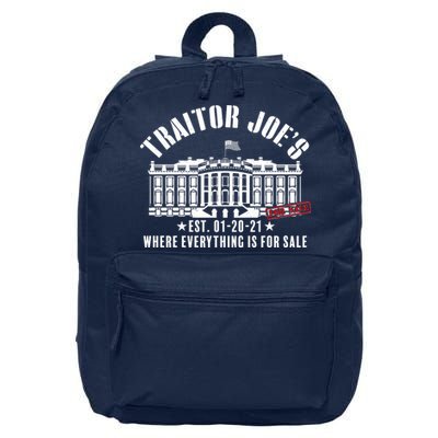 Traitor Joe's Where Everything Is For Sale Pro Republican 16 in Basic Backpack