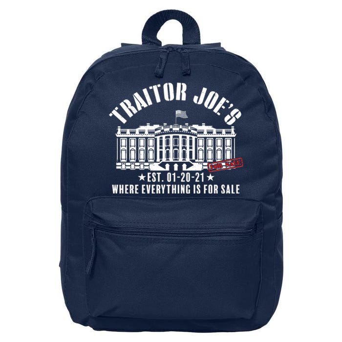 Traitor Joe's Where Everything Is For Sale Pro Republican 16 in Basic Backpack