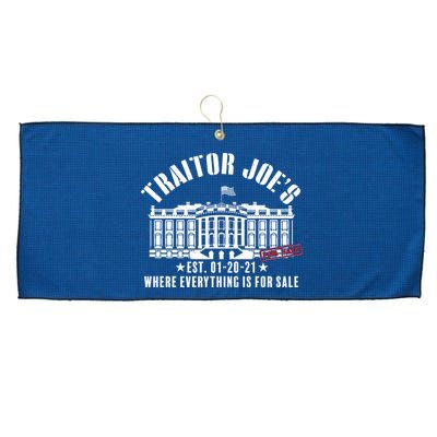 Traitor Joe's Where Everything Is For Sale Pro Republican Large Microfiber Waffle Golf Towel